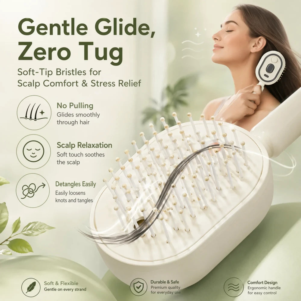 Electric Nano-Mist Detangling Comb - Image #0