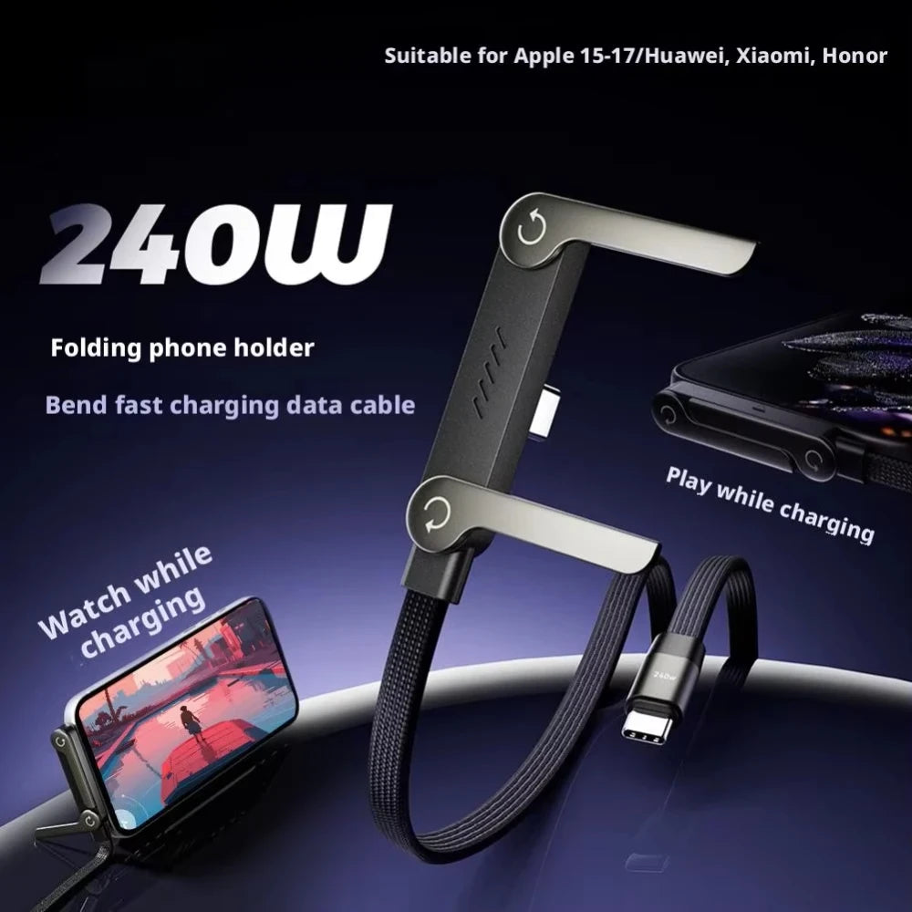 Folding Stand Fast Charging Cable - Image #0