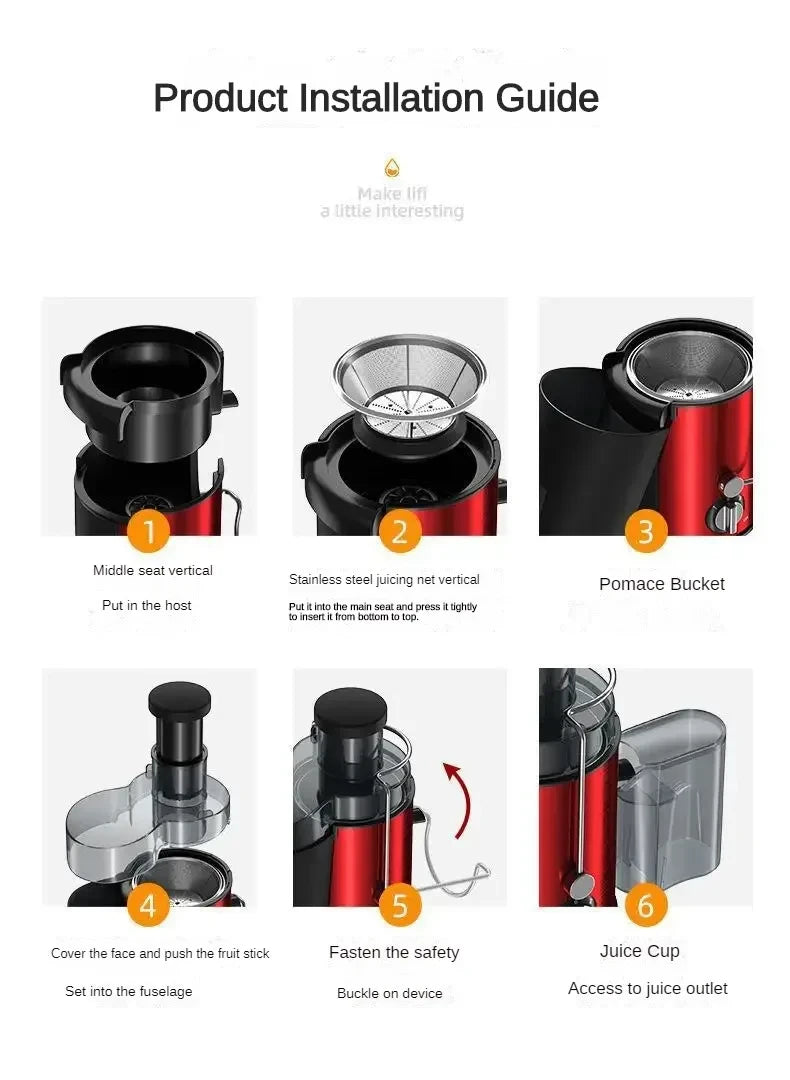 Stainless Steel Vegetable Juicer - Image #0