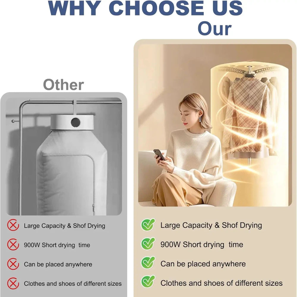 Portable Compact Laundry Dryer