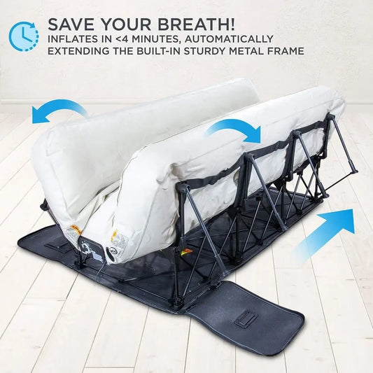 EZBed Inflatable Air Mattress with Frame - Image #0
